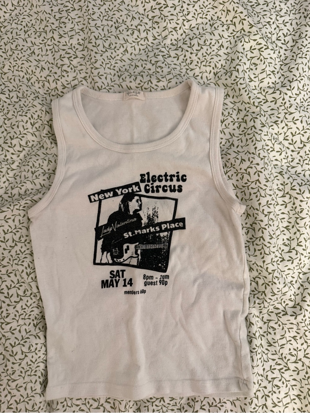 John Galt Graphic White Tank